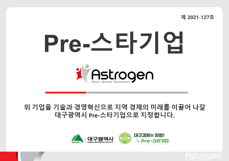 대구광역시 Pre-스타기업 선정서